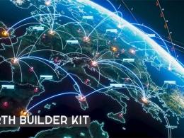 Cinema 4D地球连线动画资产Earth Builder Kit Xpresso版全球可视化路线动态插件免费下载