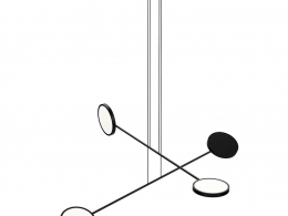 移动II型吊灯 (吊灯)3D模型素材下载Mobi II Pendant Lamp by tossB