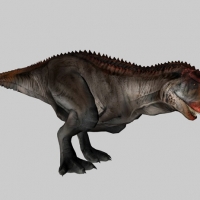 恐龙3D模型 Dinosaur-crouchIdle(带绑定及动作)