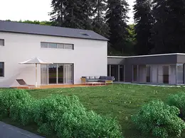 C4D山坡上的房子 House