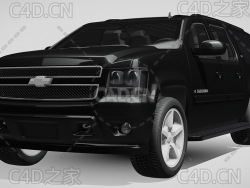 雪佛兰SUV越野车2011款C4D汽车模型下载