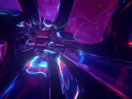 C4D OCTANE流光异彩的华丽隧道穿梭动画工程
