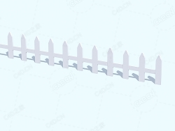 低面多边形栅栏 Fence