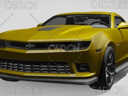 雪佛兰2014款C4D汽车模型下载