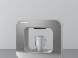 自动咖啡机Conceptone厨房用品c4d模型下载
