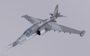 苏-39攻击机C4D模型 Su-39 Frogfoot 3d model