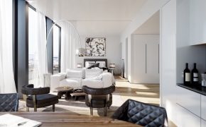 C4D室内渲染模型 C4D indoor rendering model