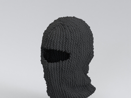 服饰模型：蒙面帽子