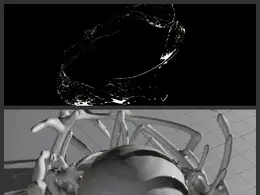 飞溅的水流液体ovdbmesher examples r16-r23 x-particles cycles4d