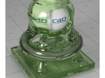 Vray for C4D玻璃材质 Vetro Verde