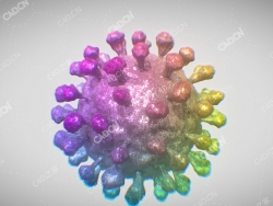 彩虹冠状病毒模型rainbow corona virus 2020