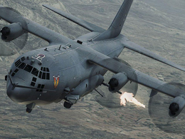 美国AC-130攻击机一型重型对地攻击机AC-130U Spooky