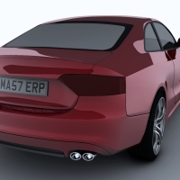 [C4D汽车模型]奥迪S5 Audi 3d models