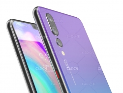 华为P20 Pro手机渲染