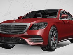 梅赛德斯奔驰s500汽车豪华轿车2018款C4D汽车模型下载