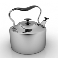 不锈钢水壶3D模型 N140110