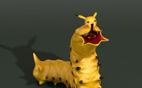 皮卡丘超进化变异怪兽C4D模型 Picacho 3D model