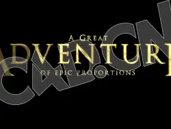 C4D冒险黄金字电影片头文字标题文字模型 Adventure Gold 3d model