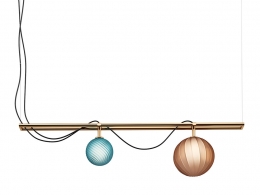 珍珠吊灯装饰吊灯3D模型素材下载Le Perle Pendant Lamp by Euroluce Lampadari