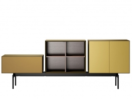 三格储物边柜02款3D模型素材下载Semiton 3 Sideboard Unit 02 by Arper