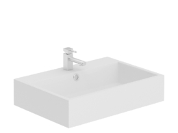 悬浮洗手盆C4D模型