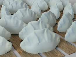 饺子C4D模型 Dumplings 3d model