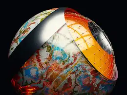 C4D实用工程第238季：科幻金属球创意C4D工程文件 c4d project