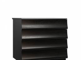 Bolzan品牌褶皱系列床头柜3D模型素材下载Rideaux Bedside Table by Bolzan