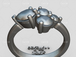 钻石戒指C4D模型 Goldcasters Streit