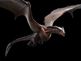 高精度科幻魔龙3D模型资源下载含Maya绑定动画骨骼系统与多格式文件，适用于影视游戏与视觉特效制作The Tyrant Dragon - Maya Rig