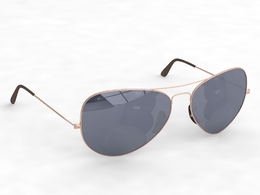 太阳眼镜C4D模型 glasses