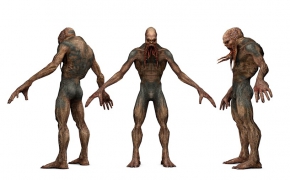 吸血鬼、生化丧尸C4D模型 vampire 3d model