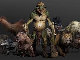 1000余套C4D魔幻游戏《神佑》BLESS角色动画模型合集