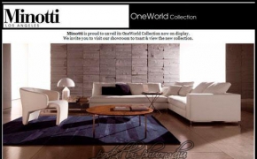 时尚室内家具3D模型 OneWorld Collection – Furniture Minotti