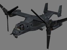 美国空军V-22“鱼鹰” 倾转旋翼机v-22 osprey