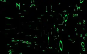 C4D运用粒子发射器制作数字穿梭效果中文教程（花影原创）