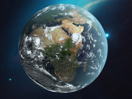 C4D高精度地球模型 earth 3d model