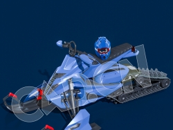 雪地电动摩托车履带式滑雪车C4D模型 Snegohod