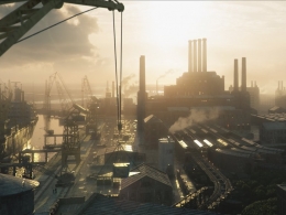 港口码头工厂场景3D模型 Kitbash3D – Industrial(Maya/Max/FBX/OBJ)