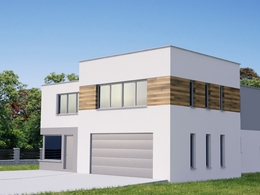 2层别墅C4D模型 Villa 3d model