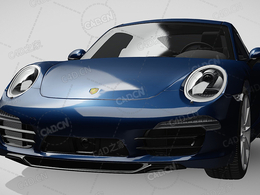 保时捷911-carerra-4s豪华汽车跑车超跑C4D汽车模型下载