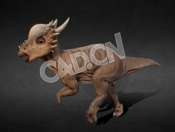 C4D冥河龙模型 Stygimoloch