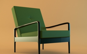 椅子C4D模型 PONZA CHAIR, 3D MODEL/SCENE