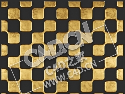 C4D像素方块浮雕墙背景墙装饰图案模型_89 Stucco