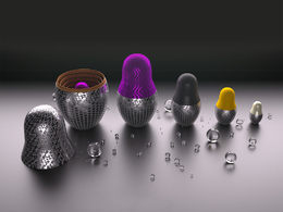 C4D Corona金属网工艺品创意工程