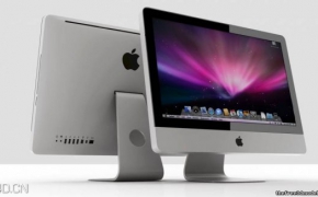 苹果电脑：iMac C4D模型 iMac 3d model