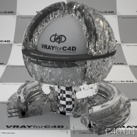 vray for c4d材质：Simple Water