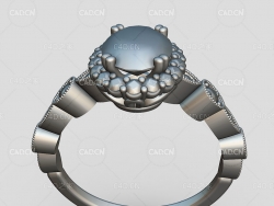 钻石女戒C4D模型 Avalon Sievers