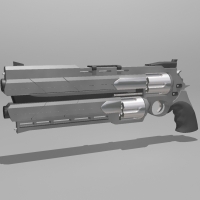 手枪3D模型 45 custom
