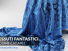 4个C4D VRAY布料材质合集 Tessuti Fantastici